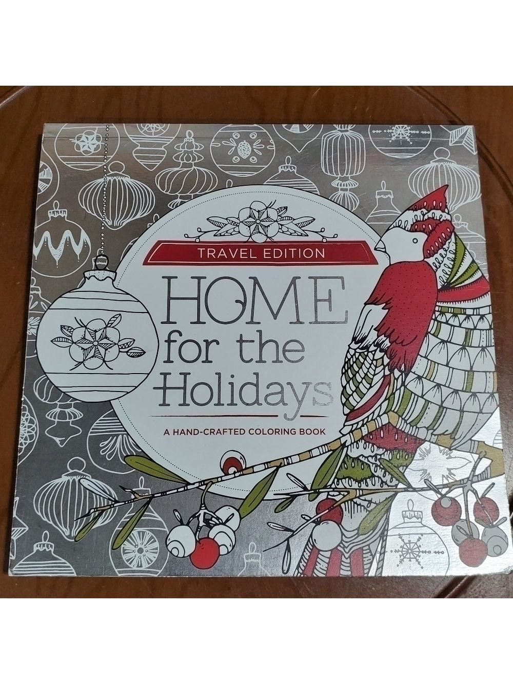 Home for the Holidays Travel Adult coloring book craft decoupage art